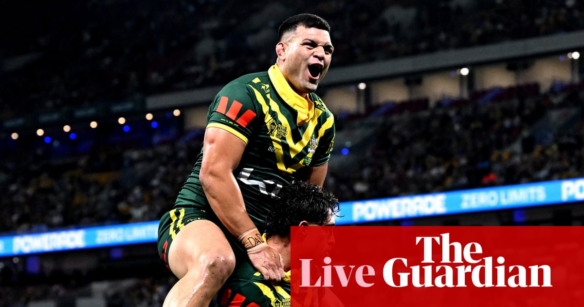 Australia v Fiji: men’s Rugby League World Cup – live | Rugby League World Cup 2026