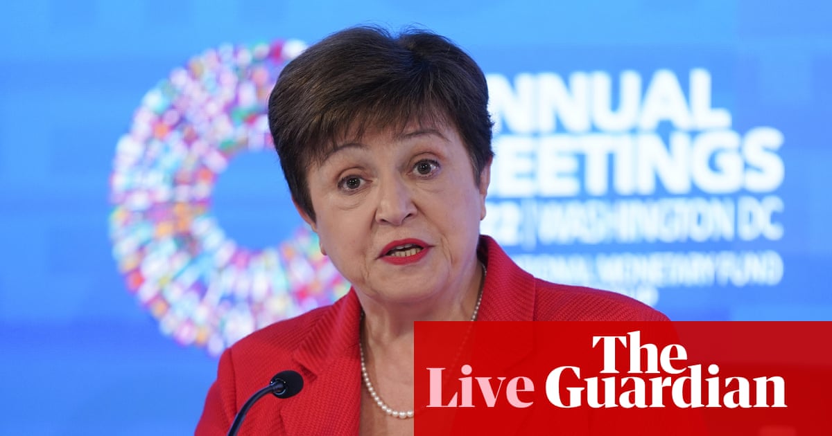 IMF chief warns energy shock, public debt and AI boom threaten global growth – business live | Business