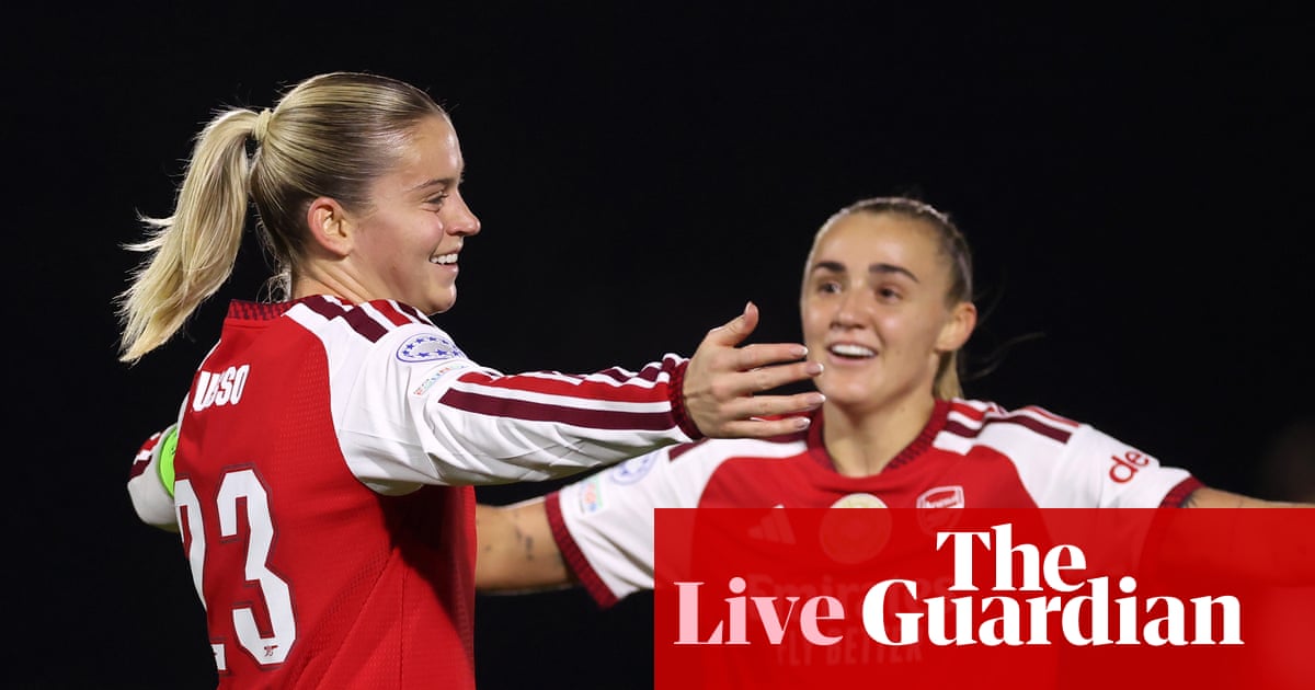 Arsenal v Benfica: Women’s Champions League – live | Women’s Champions League