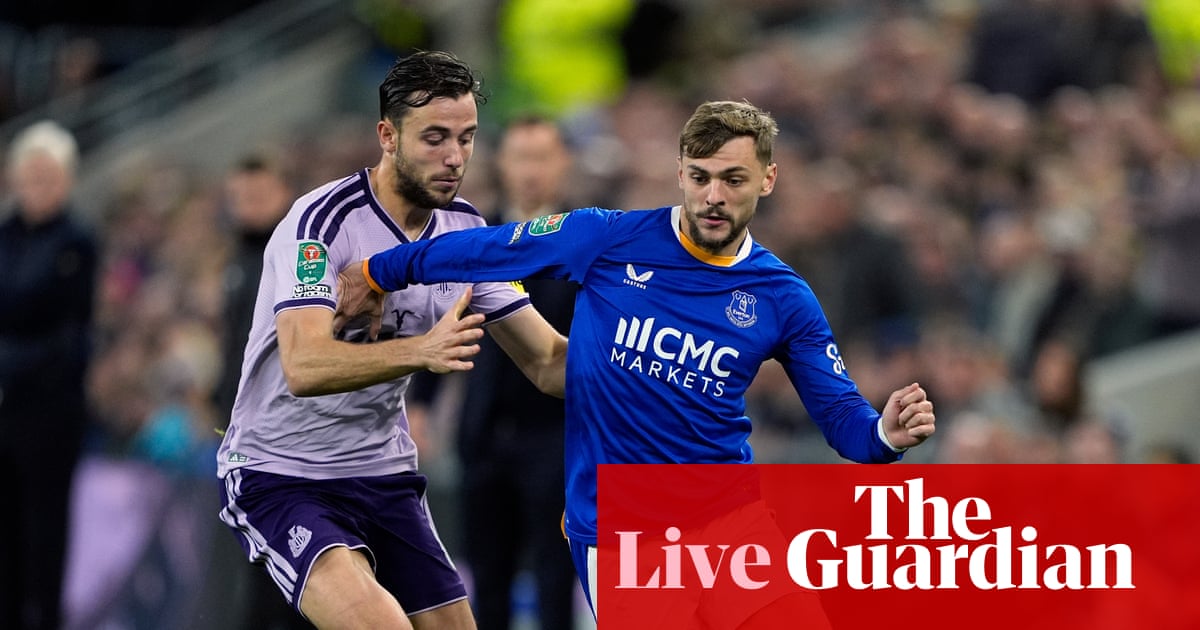 Everton v Newcastle: Carabao Cup fourth round – live | Carabao Cup
