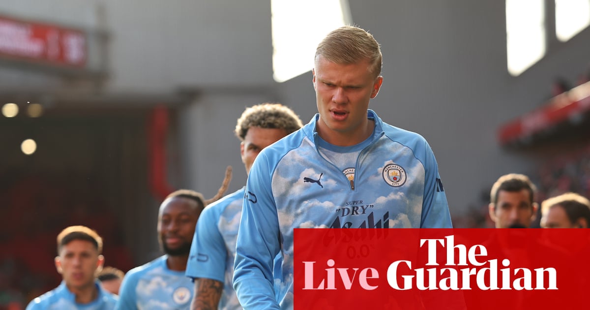 Liverpool v Manchester City: Premier League – live | Premier League