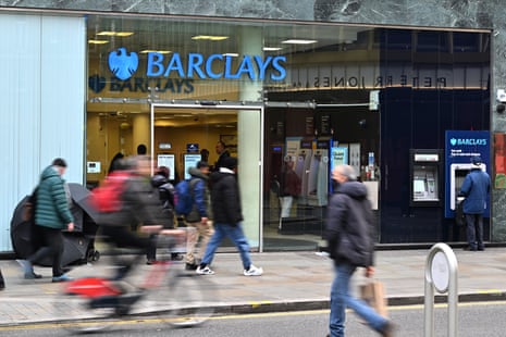 A Barclays Bank on the King’s Road in London in January.