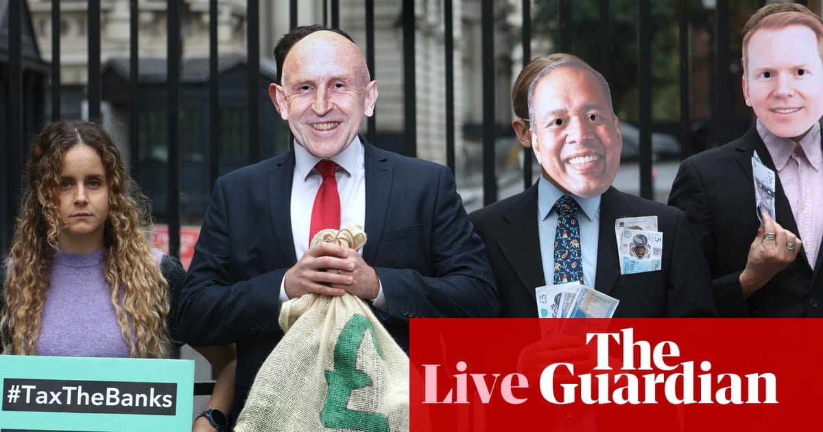 Total UK government debt hits £3tn for first time while inflation jumps to highest in nearly a year – business live | Business