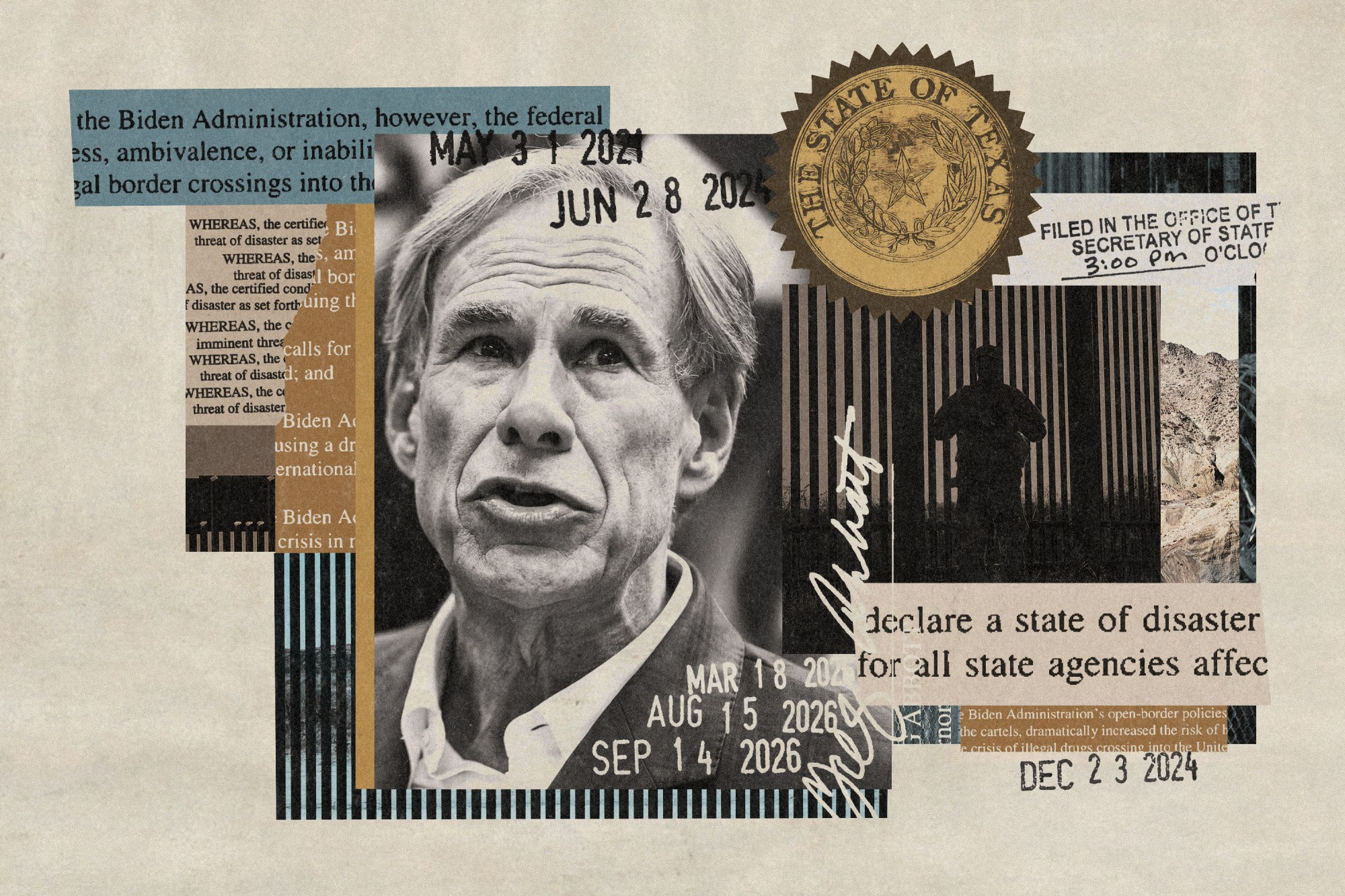 Greg Abbott Keeps Renewing Border Emergency Despite Drop in Crossings — ProPublica