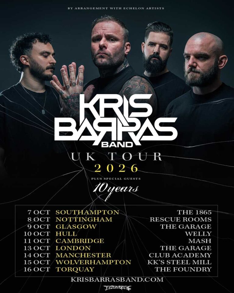 Live Review: Kris Barras Band and 10 Years. Manchester Club Academy 14/10/2026