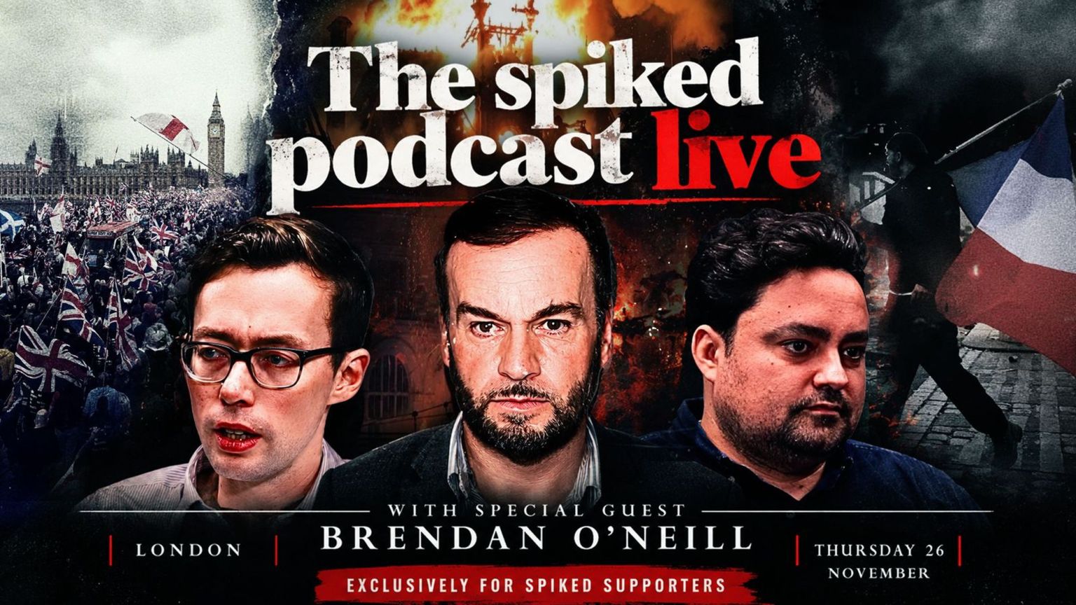 See the spiked podcast live in London