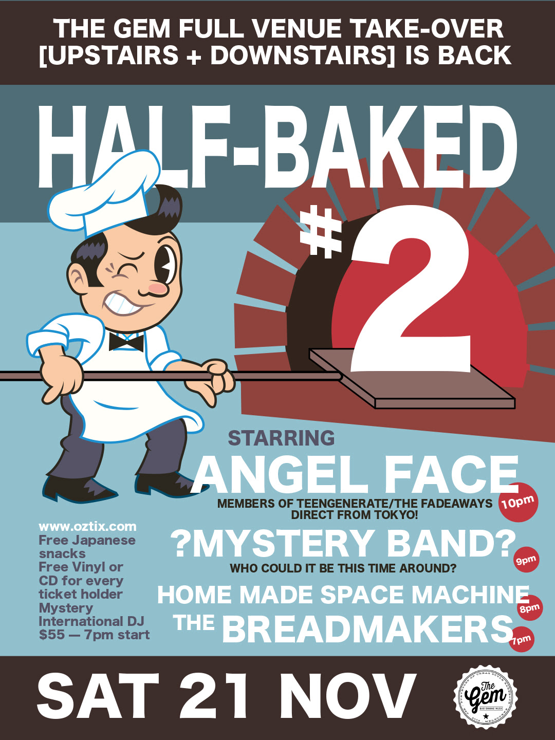 News: Japan’s Angel Face make Australian debut at The Breadmakers’ Half Baked #2