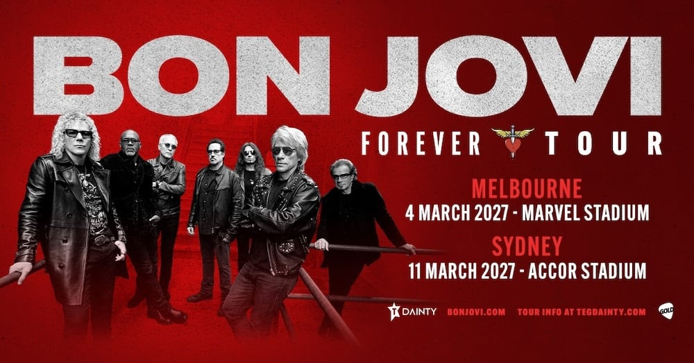 News: Bon Jovi return to Australia for two massive stadium shows in March 2027
