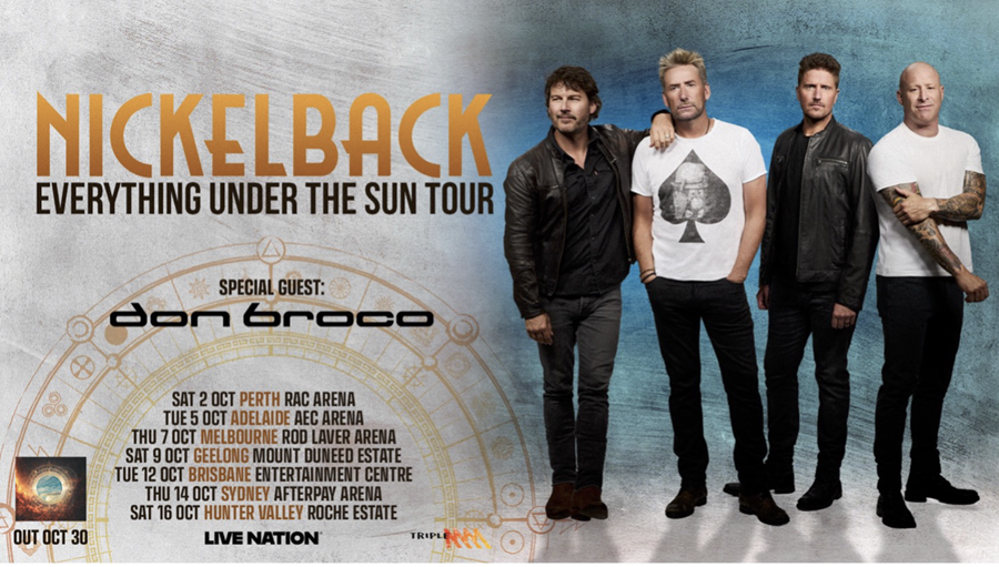 News: Nickelback announce seven-date Australian tour 